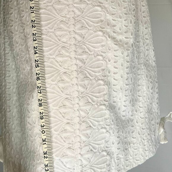 Lilly Pulitzer White Eyelet Melani Shift Dress NWT 6 - Picture 8 of 9